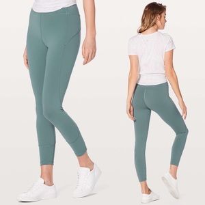 Lululemon In Movement 7/8 Everlux 25” Mystic Green